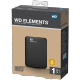 WD 1TB WD Elements Portable USB 3.0 Hard Drive Storage (WDBUZG0010BBK-NESN)