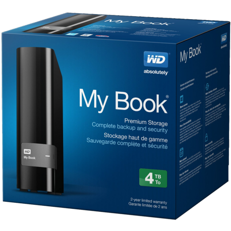WD My Book 4 TB USB 3.0 Hard Drive with Backup